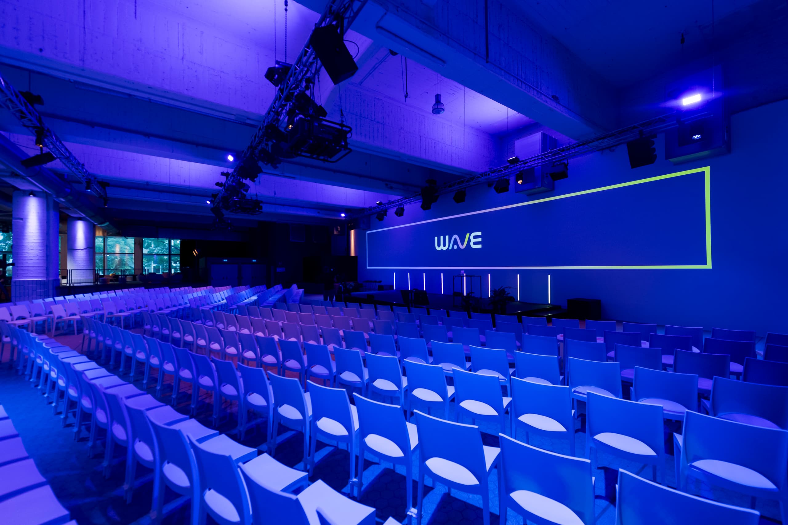 Saal auf der Wave Messe