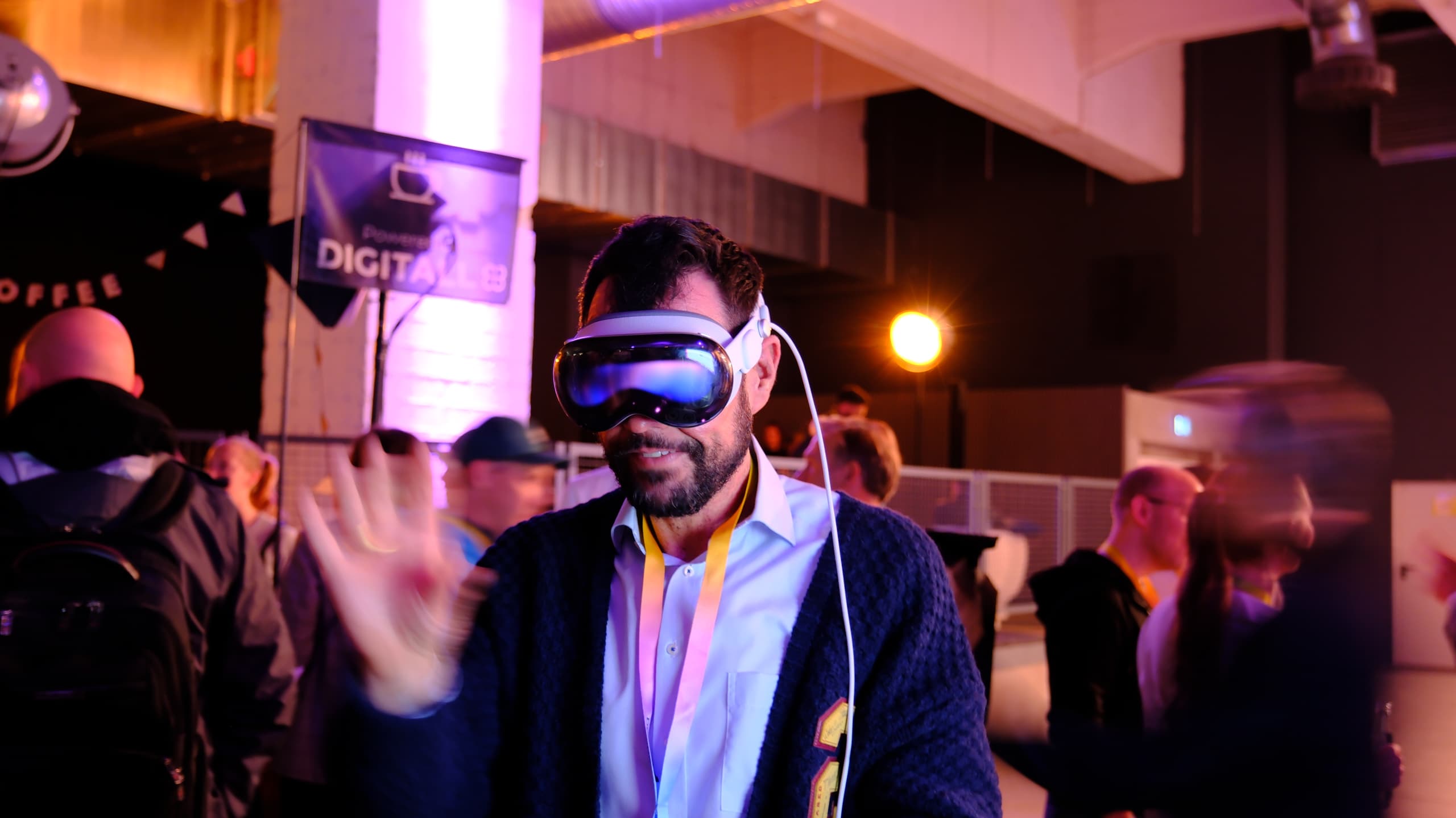 Usertesting Apple Vision Pro auf Messe